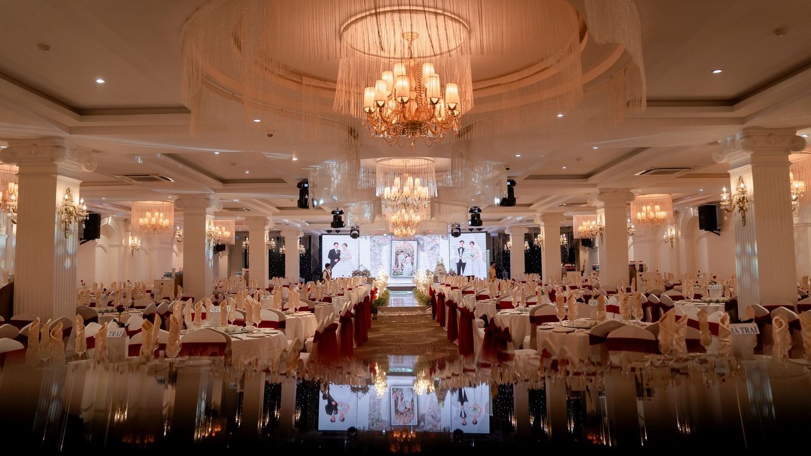 Reception stage
